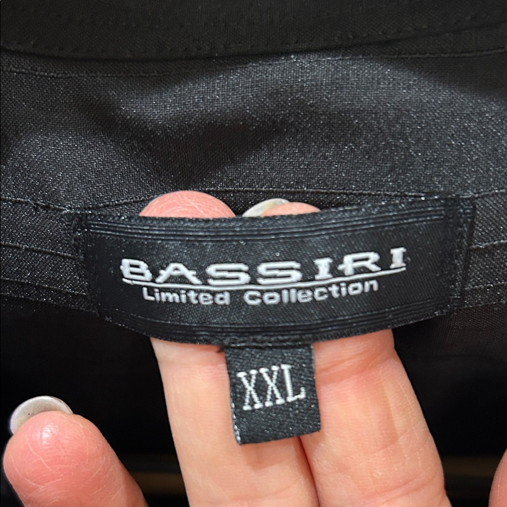 Bass Men's Black Casual Button Down Shirt XXL - Picture 2 of 12